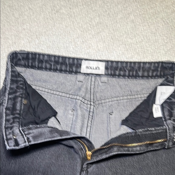 ROLLA'S High Rise Black Washed Jeans - Picture 8 of 11